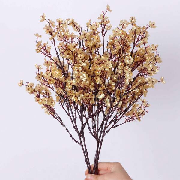 5pcs Artificial Baby's Breath Flowers For Home Decor