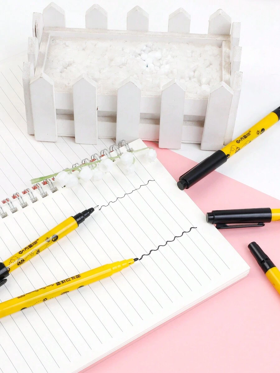 5 支/套雙頭藝術素描筆適合學生、兒童和兒童繪畫、手寫 - 彩色 - 查看 1