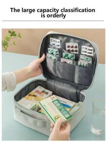 2 PCS Bolsa Médica Portátil de Viagem para Viagens de Negócios Bolsa de Medicamentos Grande e Pequena para Primeiros Socorros de Emergência ao Ar Livre Bolsa de Armazenamento de Medicamentos Domésticos (A Posição do Padrão do Logotipo é Colocada Aleatoriamente) Bolsa de Medicamentos Bolsa de Armazenamento de Medicamentos Organizador de Medicamentos Kit de Primeiros Socorros Bolsa de Primeiros Socorros Acessórios de Viagem Organizador de Viagem Itens Essenciais de Viagem Coisas de Viagem Bolsa de Viagem Férias Universitárias Cruzeiro Itens Essenciais de Férias de Verão para Acampamento ao Ar Livre Caminhada Caça