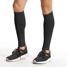 2pcs Black Sports Compression Shin Guards For Soccer, Badminton, Basketball - Black - View 5