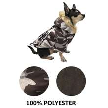 Petopet 冬季保暖狗狗服飾防風狗狗外套加厚狗狗外套寵物服裝