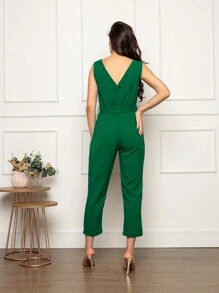 Women Jumpsuits - màu xanh lá - Xem 3