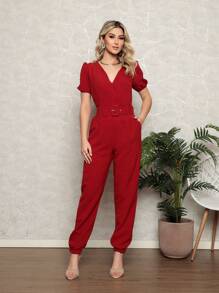 Women Jumpsuits - Red - View 1