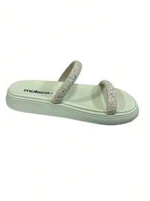 Women Flat Sandals - White - View 4