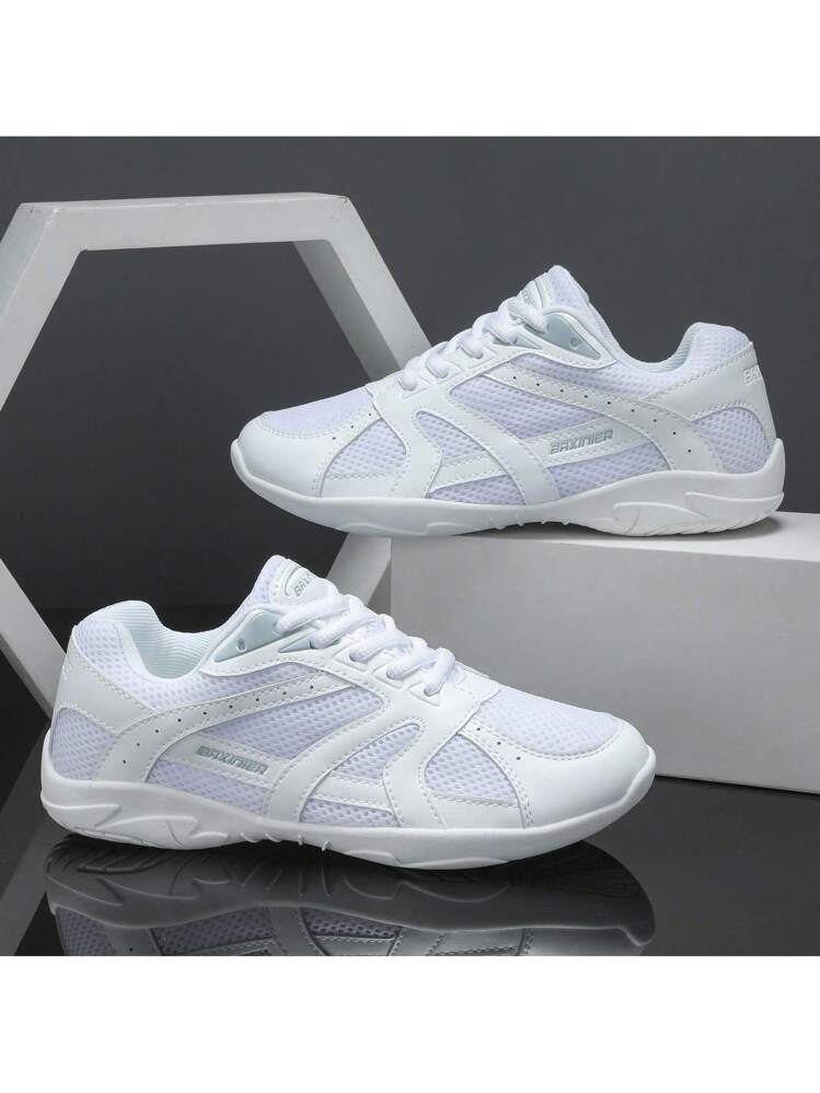BAXINIER Girls Dance Shoes Youth Cheerleading Footwear Split Sole