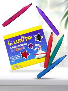 Plumones Mágicos 12 Marcadores que Cambian De Colores Y Se Borran. Rotuladores para Chicos y Grandes. Para Dibujar y Colorear. No son Tóxicos y son Seguros para los Niños y Niñas. - Multicolor - Ver 6