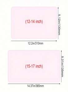 2入組適用於13-17英寸桌上型和筆記型電腦鍵盤的通用矽膠保護套 - 藍色 - 查看 9