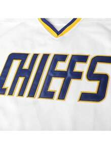 男士17號冰球球衣,白色刺繡運動服野地曲棍球衣 - 白色 - 查看 5