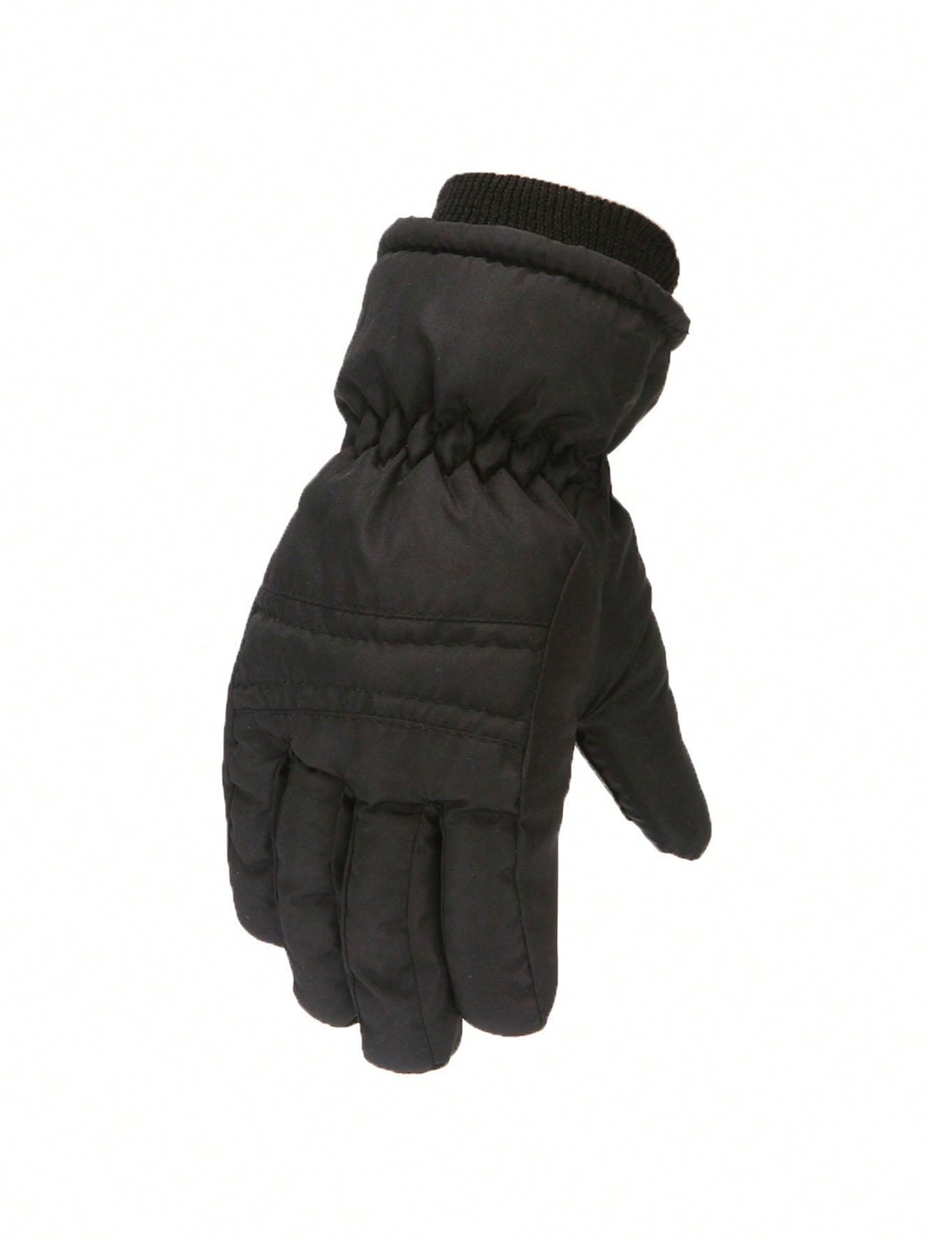 Children's Winter Full Finger Ski Gloves Thicken Warm Windproof