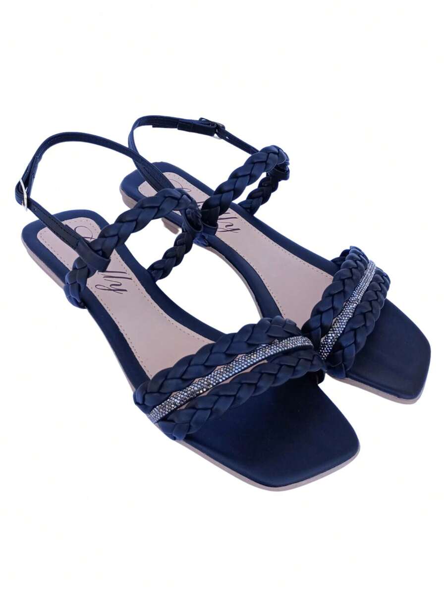 Women Flat Sandals - màu đen - Xem 1