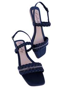 Women Flat Sandals - màu đen - Xem 4
