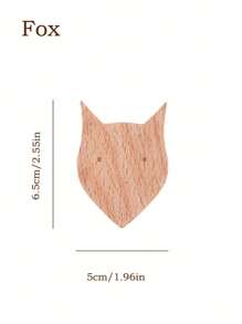 1pc Animal Shaped Wall Hook - Beige - View 10
