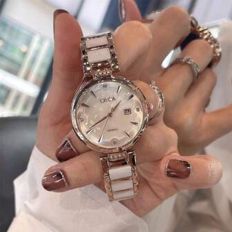 CILOA 1pc Women Luxury Brand Wristwatch, New 2025 Fashion Lady Watch