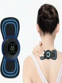 tiger Mini Massageador Elétrico Portátil Cervical - Preto - Visão 1