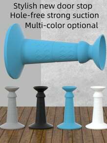 1入組矽膠門挡、矽膠無痕門挡,適用於浴室廚房,防撞門挡
