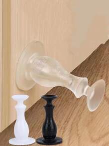 1入組矽膠門挡、矽膠無痕門挡,適用於浴室廚房,防撞門挡