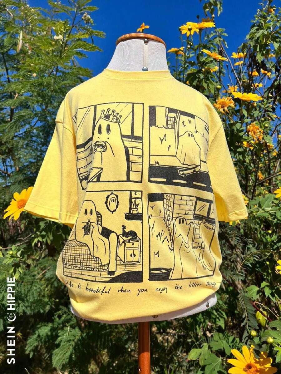 Women T-Shirts - Màu vàng - Xem 1