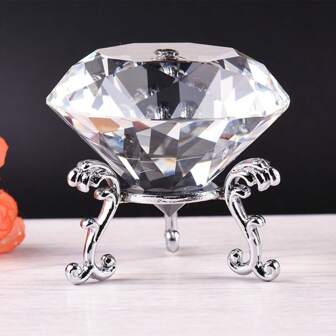 Artificial Crystal Glass Clear Rhinestone With Silver Base Stone Best Gifts Birthday Decorative Crafts Graduation