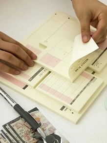 1 cuốn/90 tờ Sổ tay lập kế hoạch hàng tuần - Sổ tay lập kế hoạch hàng tháng - Nhật ký danh sách việc cần làm - Sổ tay lập kế hoạch và sắp xếp - Sổ tay lập kế hoạch và ghi chú hàng tuần và hàng tháng - Nhiều màu - Xem 3