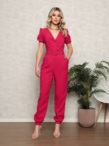 Women Jumpsuits - Hot Pink - View 1