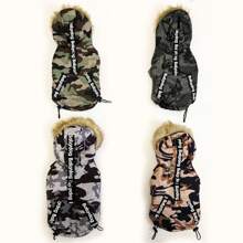 Petopet 冬季保暖狗狗服飾防風狗狗外套加厚狗狗外套寵物服裝