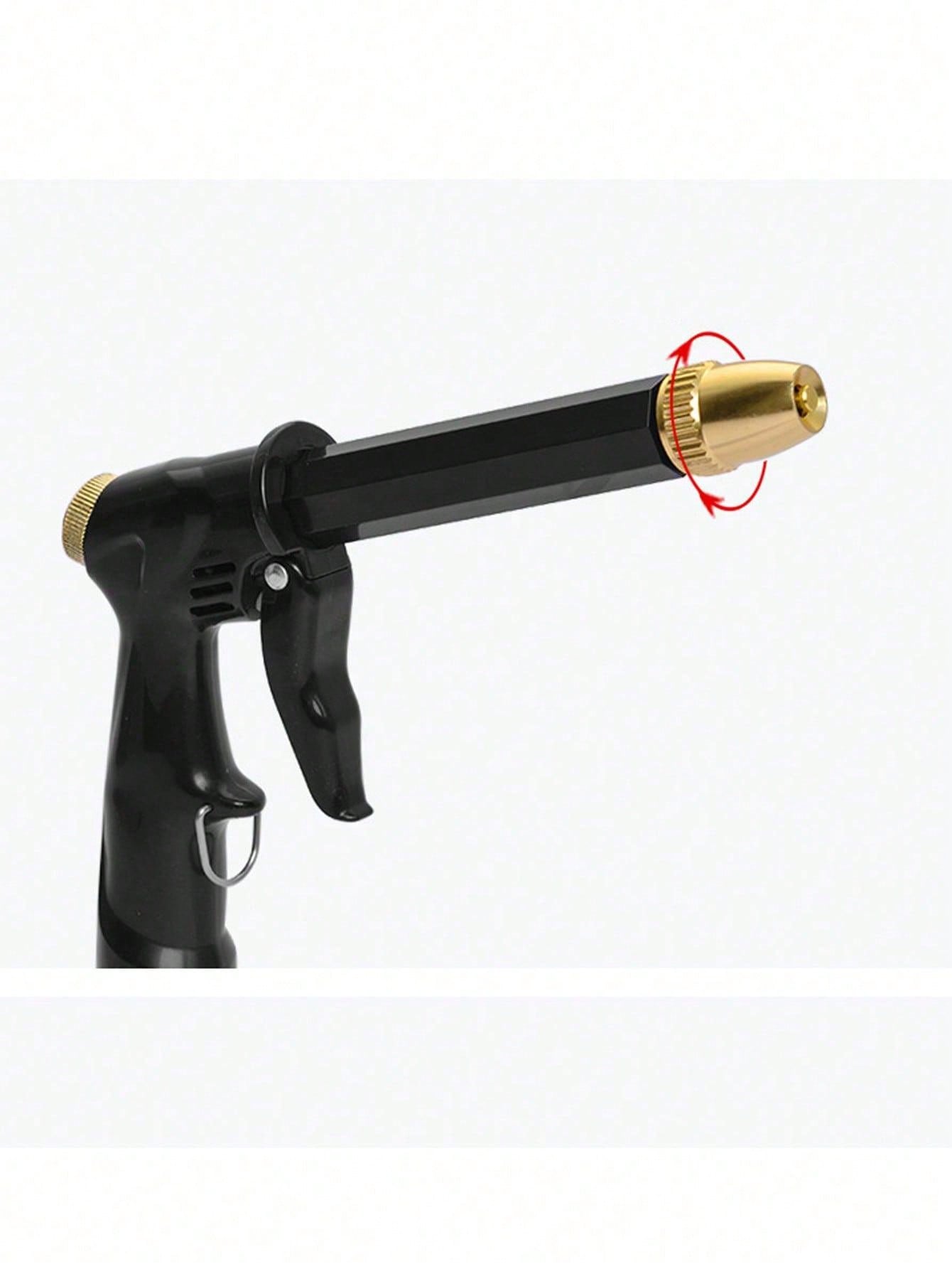 1pc Plastic Watering Gun, High Pressure Manual Watering Gun For Garden