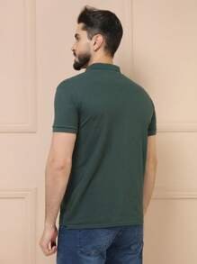 Men Polo Shirts - màu xanh lá - Xem 3