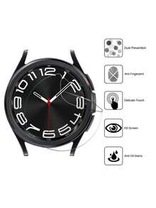 4pcs/Pack Clear Hydrogel Film Screen Protector Compatible With Samsung Galaxy Watch 5/4 40mm, 40/44mm - Clear - View 6