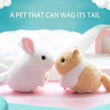 可爱的仓鼠毛绒玩具，尾巴还会旋转，超级好玩！ - 駝色 - 查看 7