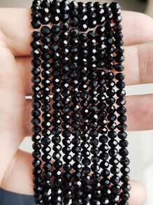 Atacado 10 Fios(1200+ Peças) Contas de Vidro Opal Brilhantes de 4mm/Contas de Vidro Austríacas/Contas Rondelle de Vidro/Contas Espaçadoras de Cristal para Pulseiras/Colares/Tornozelos/Brincos Artesanato de Joias/Contas Soltas DIY/Decoração de Casamento/Decoração de Árvore de Natal/Decoração de Feriados/Decoração de Ambiente