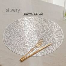 1pc Silver Placemat - Silver - View 2
