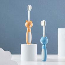 Cepillo Dental ,Cepillo De Dientes Ultrasuave Mini Soft Para Niños Con Dibujos Animados - Azul - Ver 5