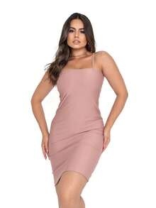 Women Dresses - Màu hồng gỉ - Xem 2
