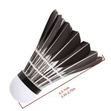 3入組管裝休閒/訓練/比賽羽毛球，泡沫頭和耐用尼龍裙 - 黑色 - 查看 2