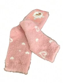 3 Pares de calcetines afelpados diseños de corazón color al azar unitalla - Multicolor - Ver 2