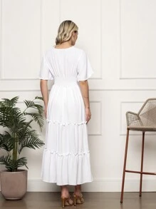 Women Dresses - 白色 - 查看 3