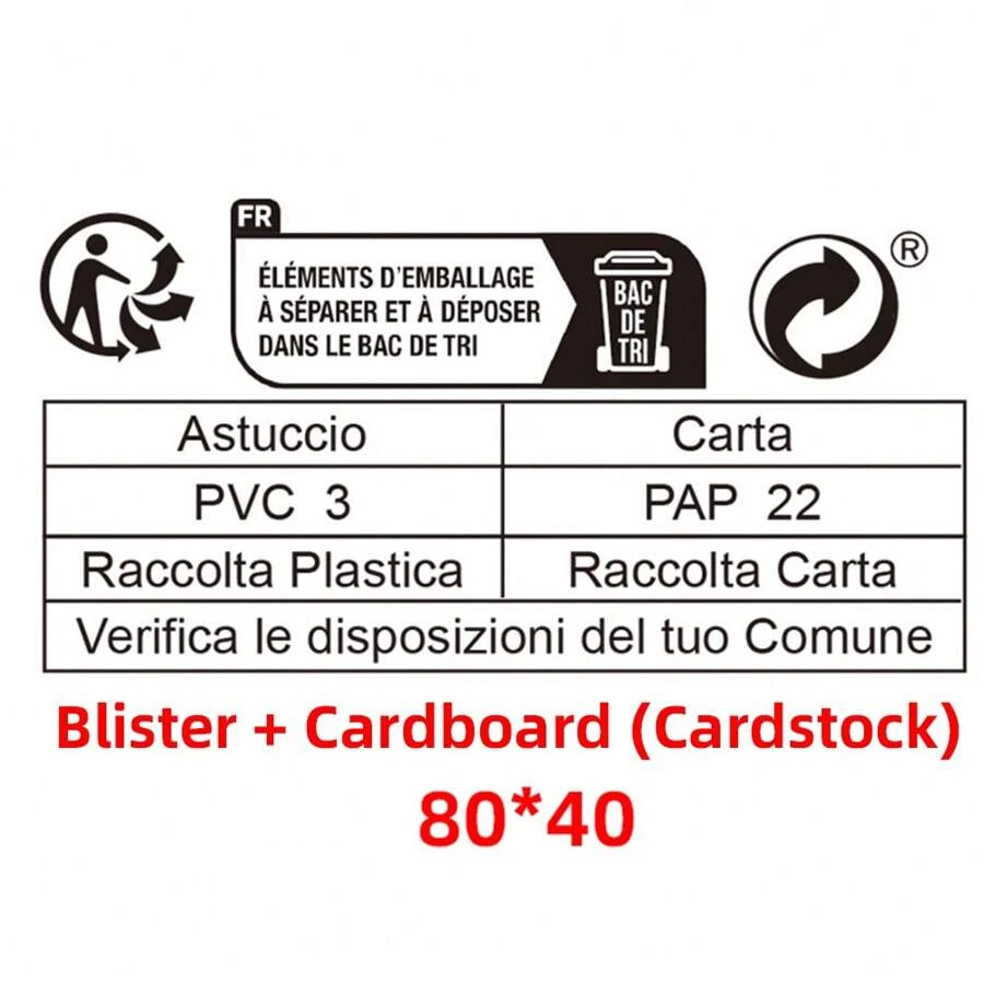 Blister Packaging With Plastic Film And Cardboard (cardstock) - Multicolor - View 1