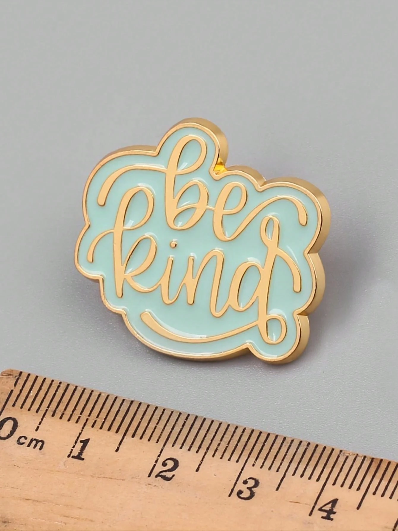 Be Kind Enamel Pin Cute And Inspirational Brooch Accessory Bag