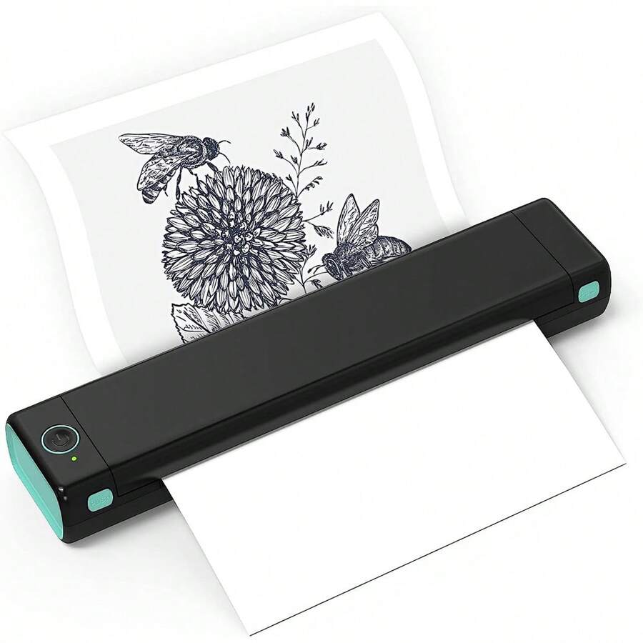 Phomemo Impresora Portátil Sin Tinta, Impresora Portátil Inalámbrica Para Viajes, Impresora Térmica Compatible Con Papel De Carta 8.5" X 11" En Ee. Uu.