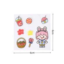 50/150 Stücke Set Mit Niedlichen Cartoon Wasserdichten Aufklebern, Transparente Mädchenaufkleber Für Tagebuch, Laptop, Koffer Oder Haushaltsgeräte Dekoration