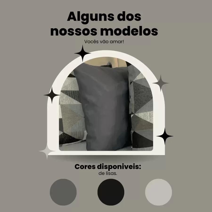 Cushion Cover - 深灰色 - 查看 1