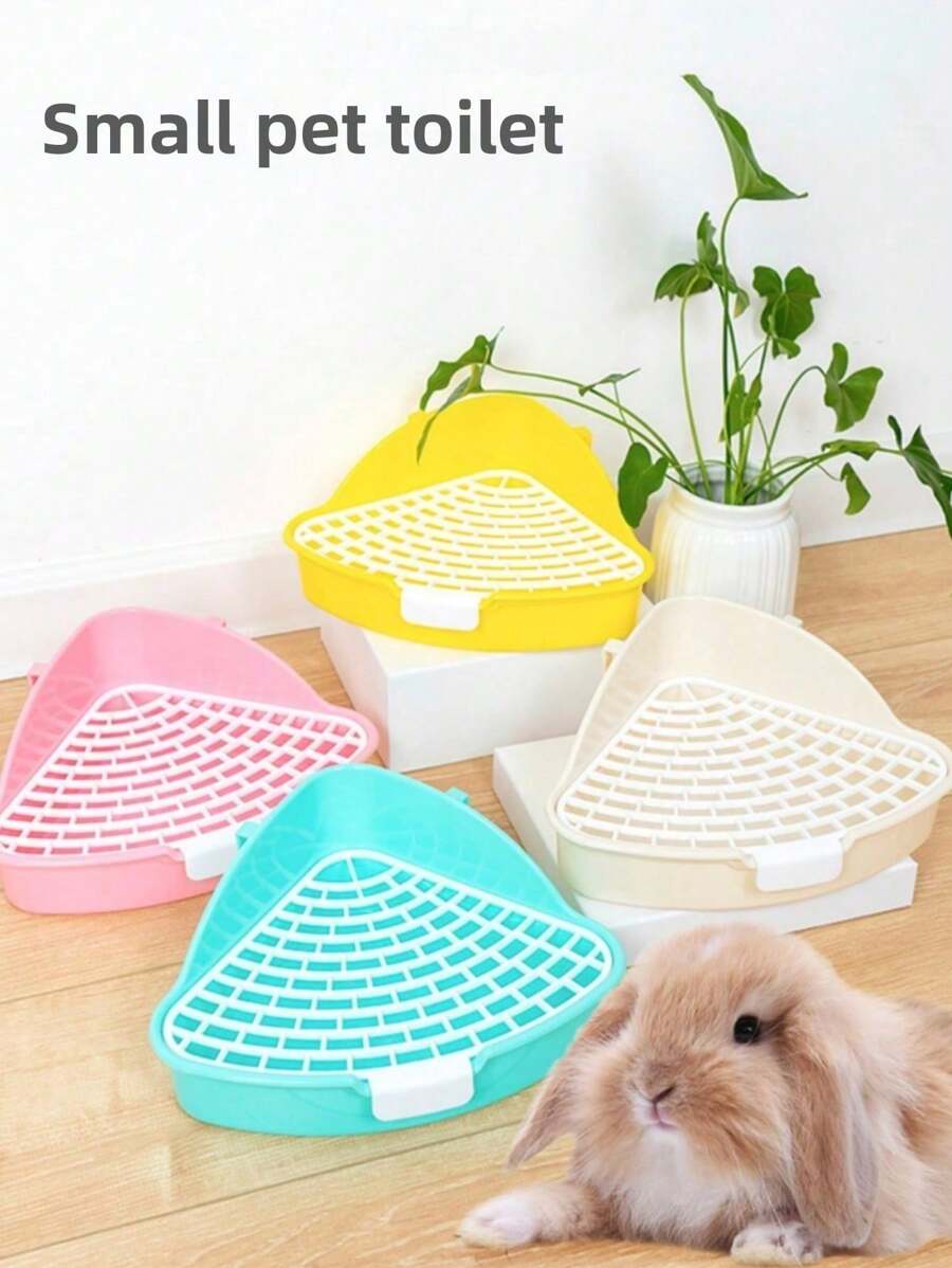 貓兔形小動物迷你糞便垃圾箱 - 彩色 - 查看 1
