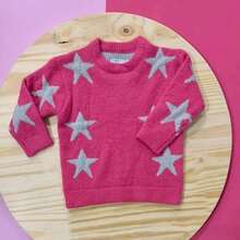 Young Girls Sweater Co-ords - 粉色 - 查看 2