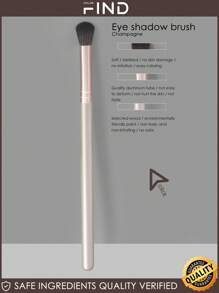 Single Champagne Eyeshadow Brush Champagne Pop Professional Makeup Tool - Champagne - View 1