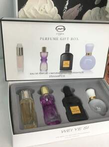 Kit Of 4 Long-Lasting Romantic Perfumes As A Gift For Women 25ml - Clear - View 3