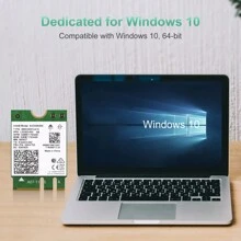 WAVLINK WiFi 6 3000Mbps WiFi Adapter for Windows 10 64bit Chrome OS and Linux Laptop or Desktop PCs, 802.11AX Dual Band 2.4GHz 574Mbps/5GHz 2400Mbps (160MHz) with Intel WiFi 6 AX200NGW - Army Green - View 8