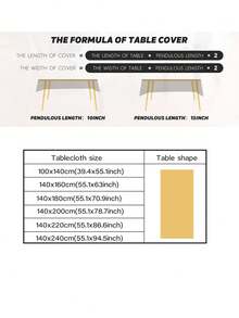 1pc Waterproof And Anti-stain 300d Oxford Fabric Tablecloth With Merry Christmas Pattern - Multicolor - View 6