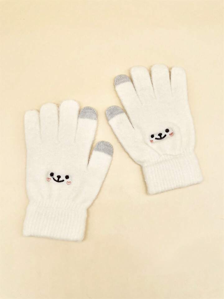 alpaca wool women's gloves