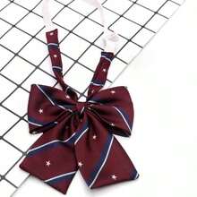 Uniforme De Marinero Para Estudiantes, Uniforme Jk A Rayas, Adecuado Para El Uso Diario, Incluye Corbata Y Broche, Multicolor - Café integral - Ver 4