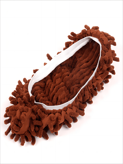 1pc Removable & Washable Slouchy Mop Slippers, Thickened Non-Slip, Multiple Colors Available, Suitable For Home, Office, Outdoor Use